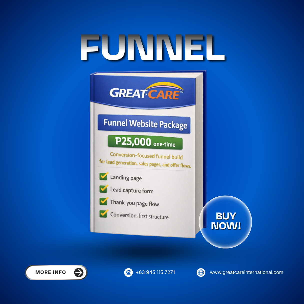 GreatCare Funnel Website Package