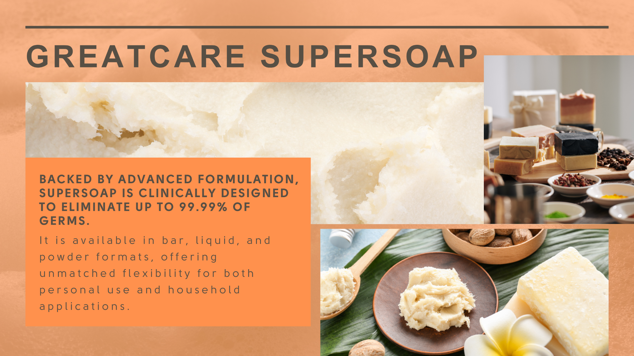 GreatCare SuperSoap Pocket product lineup