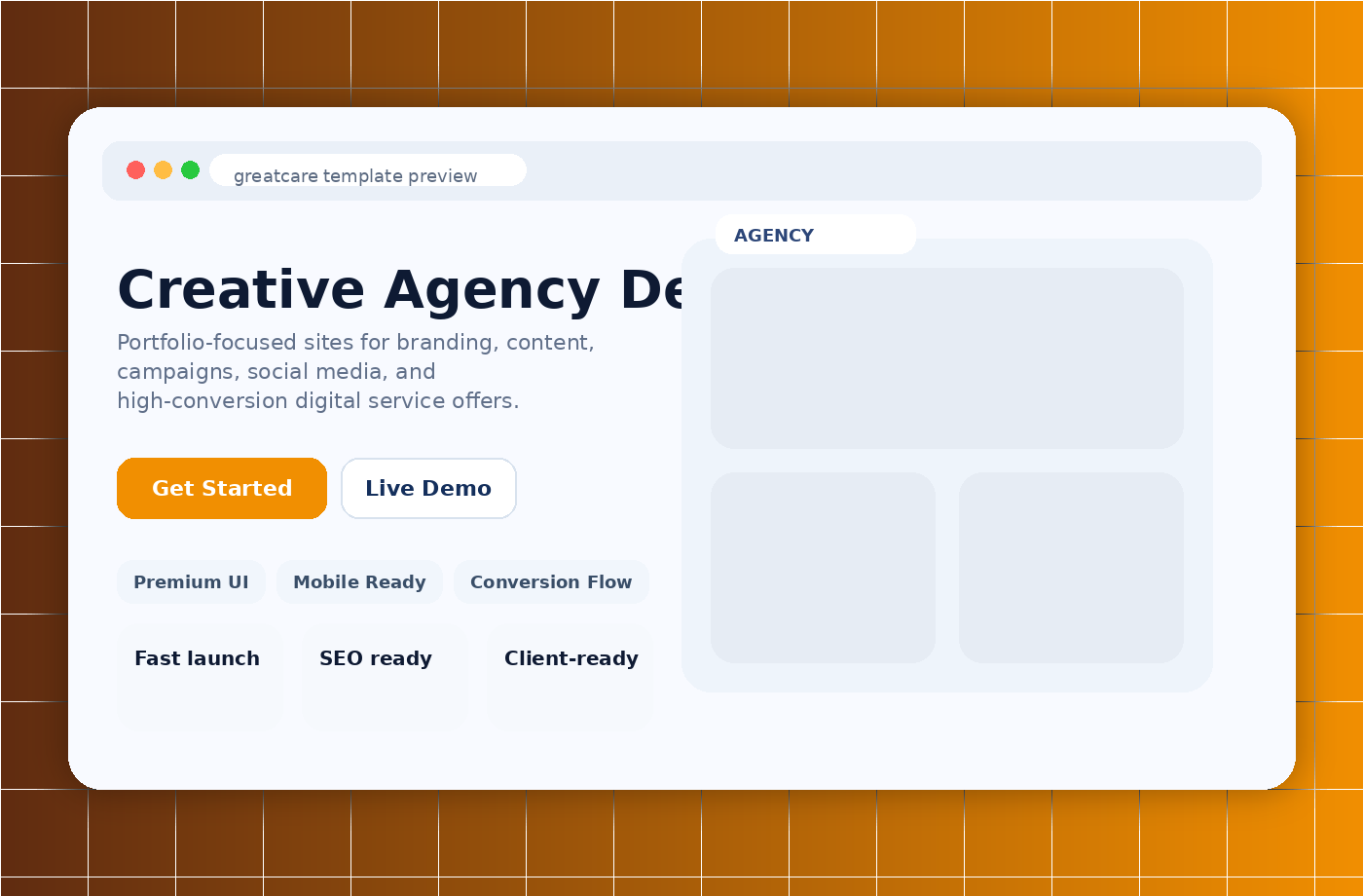 Creative Agency Deck template thumbnail